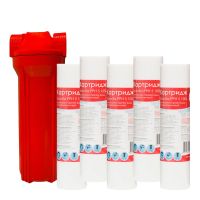 Ecovita 1/2" 10SL для горячей воды с 5 картриджами PPH 5 10SL