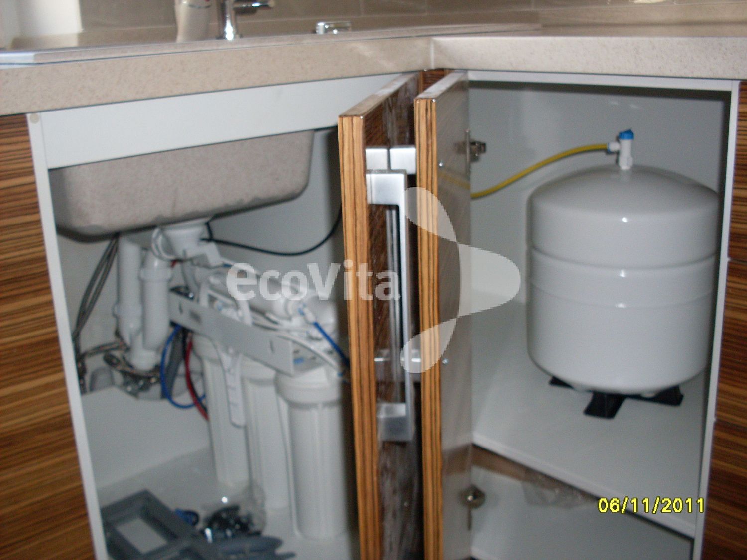 Установка фильтров обратного осмоса