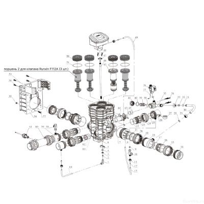 Runxin поршень 2 для клапан F112A