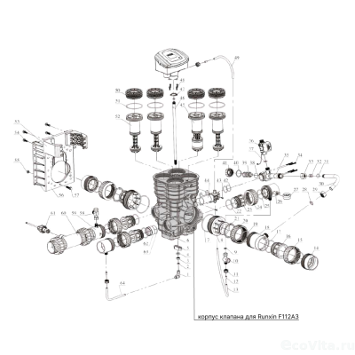 Runxin корпус клапана для F112A3