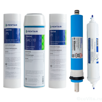Набор Pentair  P5 GAC-10 P1 + Filmtec 1812-100 + минерализатор
