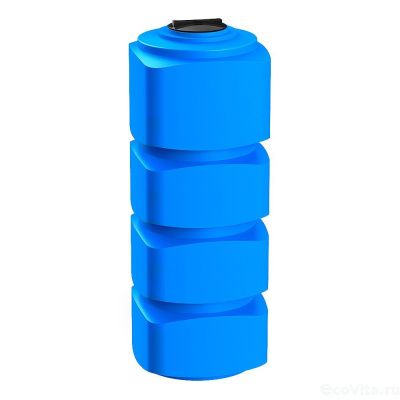 Емкость вертикальная F 1000 л синяя