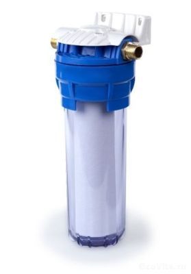 Гейзер 10SL 1/2" прозрачный (металлическая скоба)