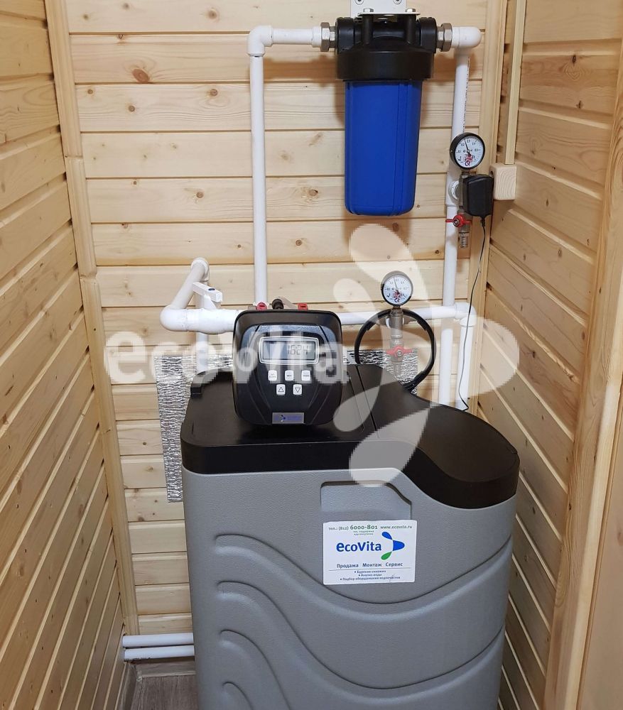 Система очистки и умягчения воды для коттеджа КП Фаворит