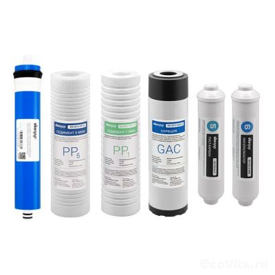 WiseWater набор Osmos Mineral 6 Membrane