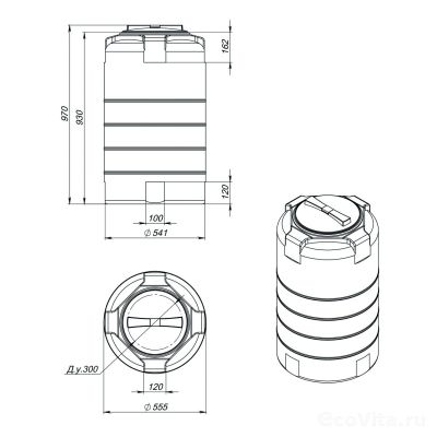 Емкость R T 200 л