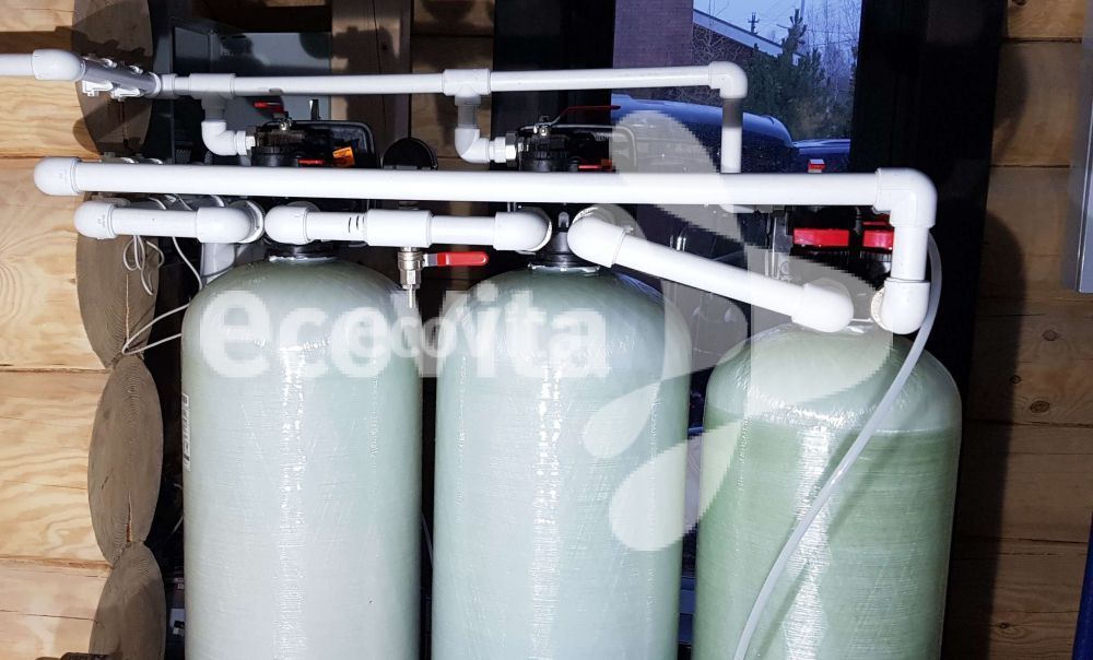 Система умягчения и обезжелезивания для частного дома в г. Красное село