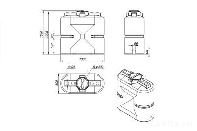 Емкость S 750 л