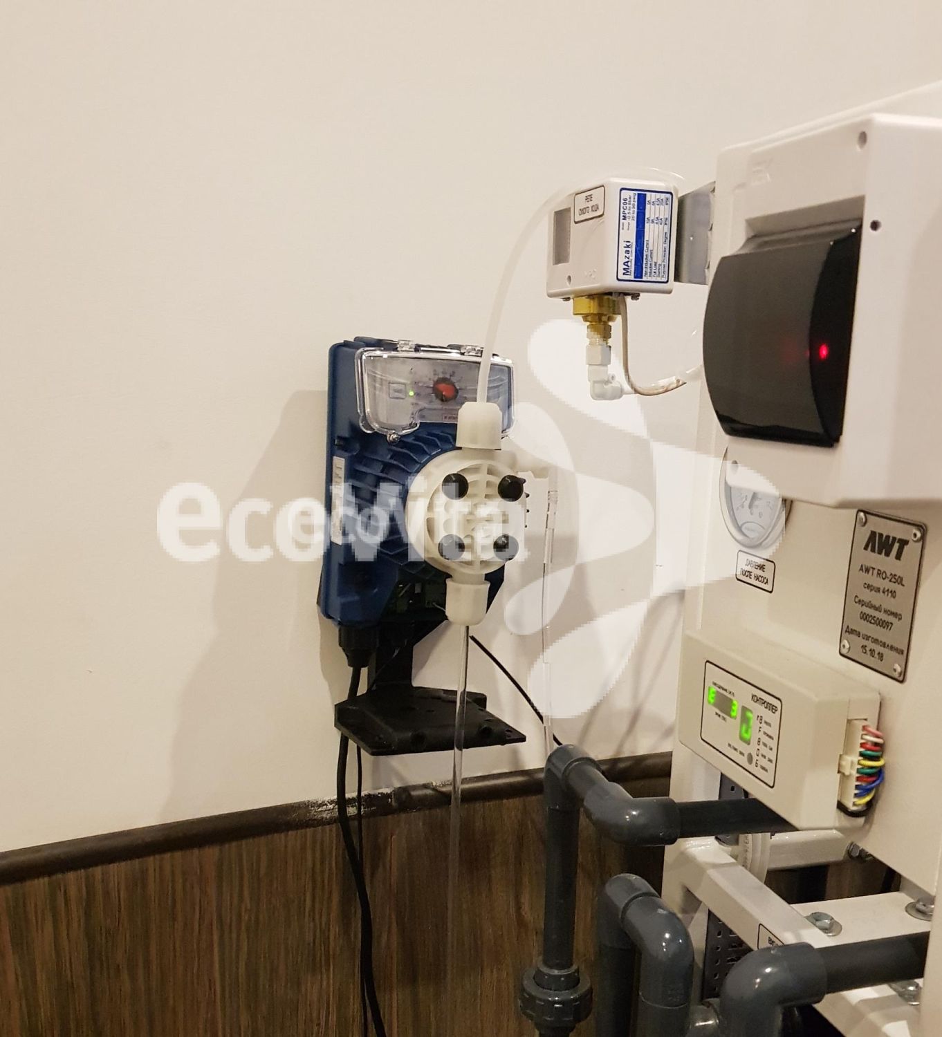 Система обратного осмоса в коттедже п. Ропша