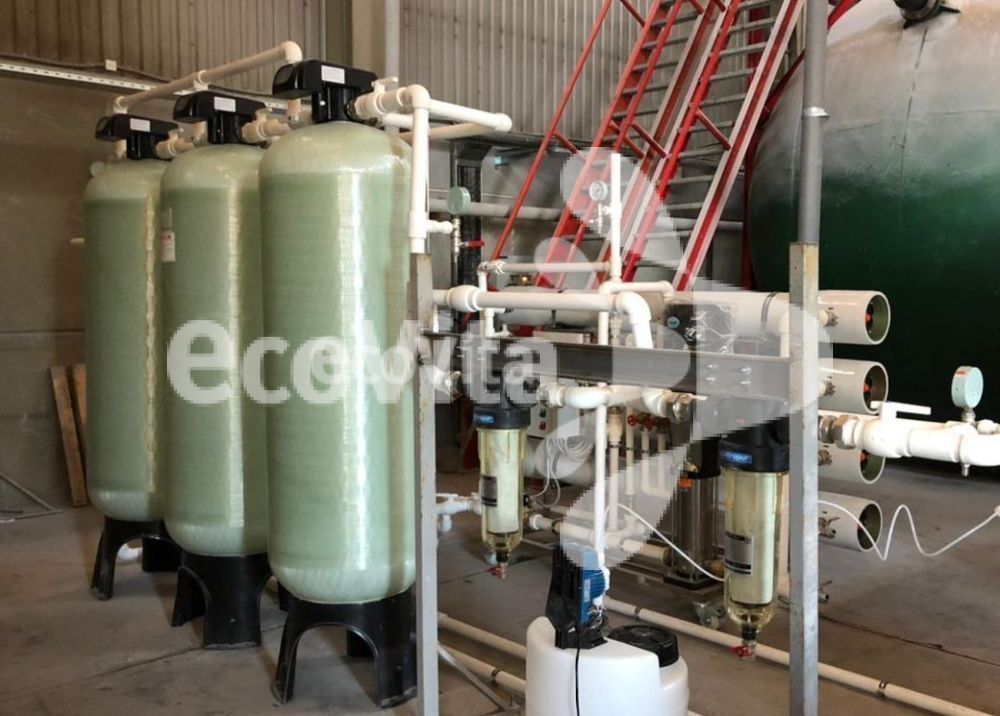 Система очистки воды на производстве стройматериалов