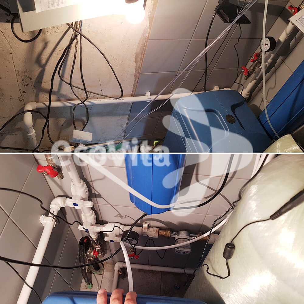 Система очистки воды для загородного дома в д. Плинтовка