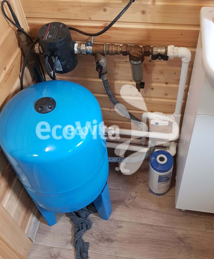 Система очистки и умягчения воды для коттеджа КП Фаворит