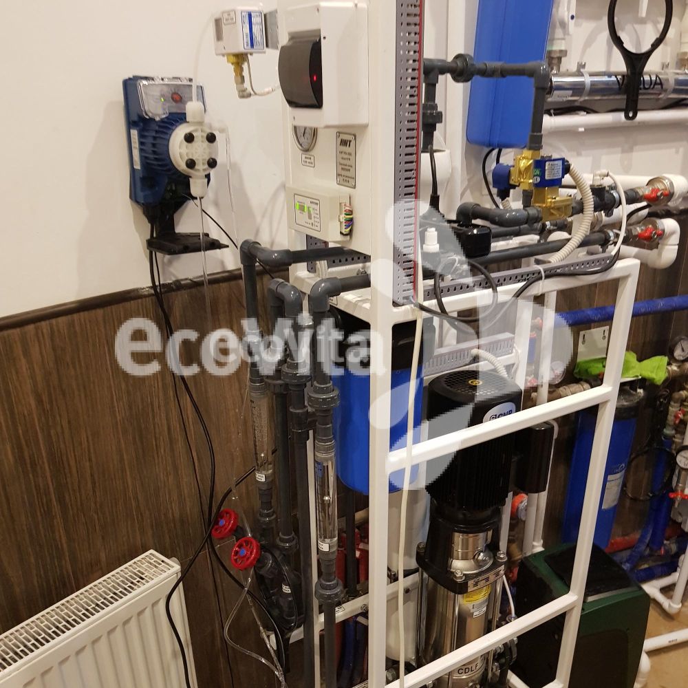 Система обратного осмоса в коттедже п. Ропша