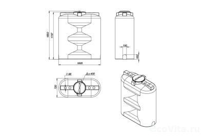 Емкость S 1500 л