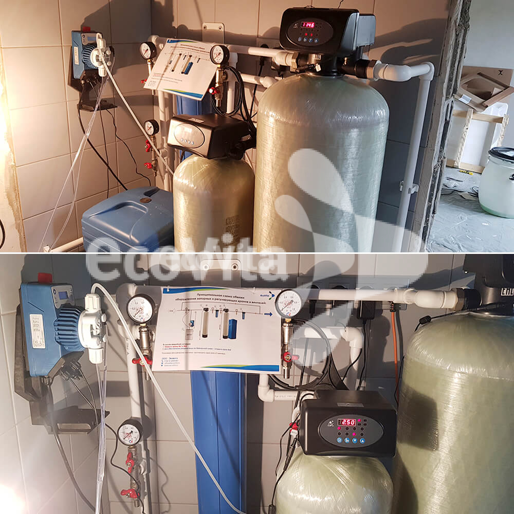 Система очистки воды для загородного дома в д. Плинтовка